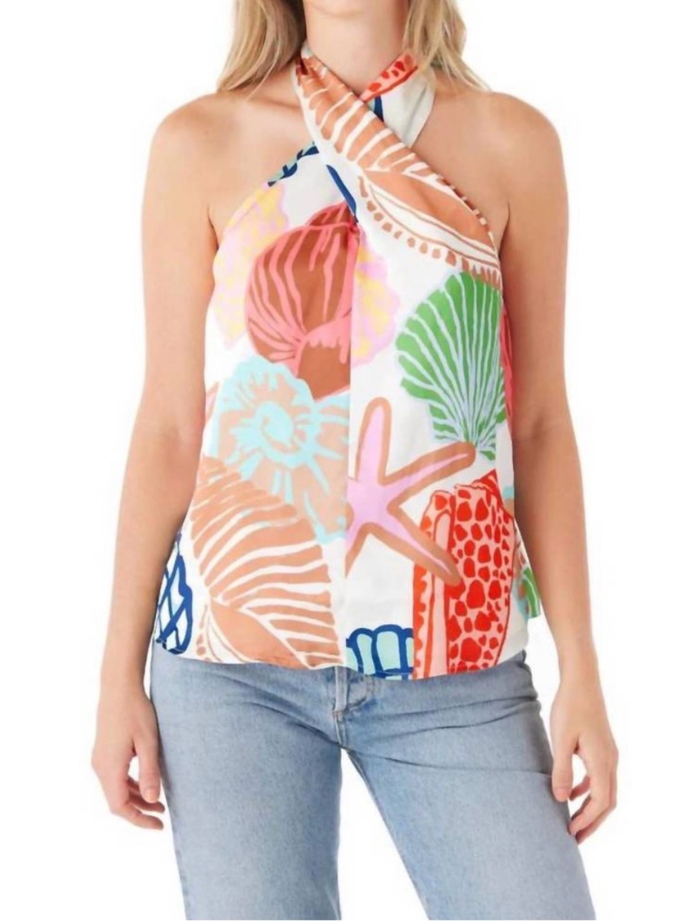 NWT Crosby by Mollie Burch Sienna Halter Top Tank.  Sz M